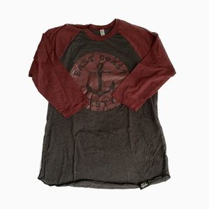 Women’s S East Coast Lifestyle Raglan Baseball Tee